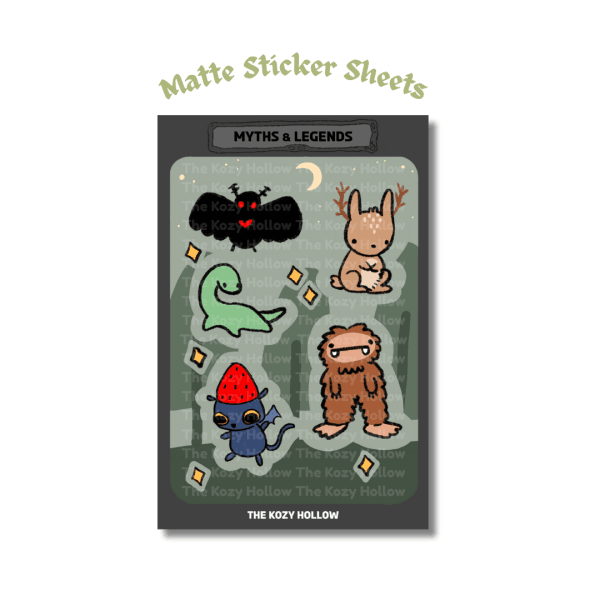 Myths & Legends - Sticker Sheet