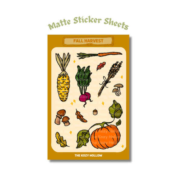 Fall Harvest - Sticker Sheet