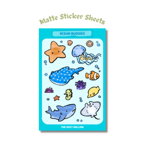 Ocean Buddies - Sticker Sheet