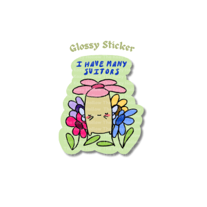 Many Suitors - Glossy Sticker