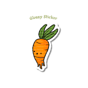 Carrot - Glossy Sticker