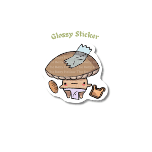 Mushy - Glossy Sticker