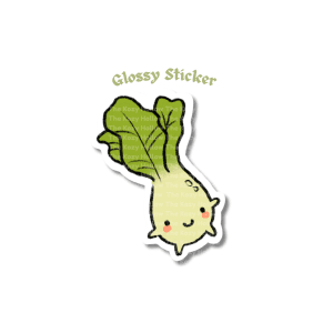 Bok Choy- Glossy Sticker