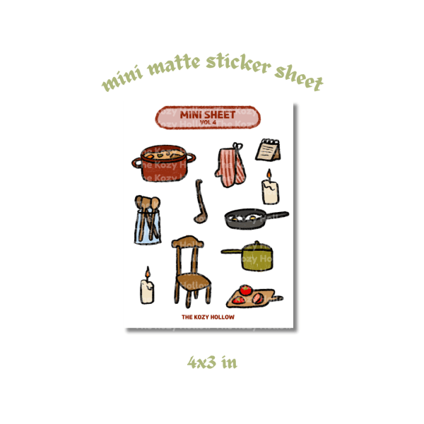 Volume 4 - Mini Sticker Sheet