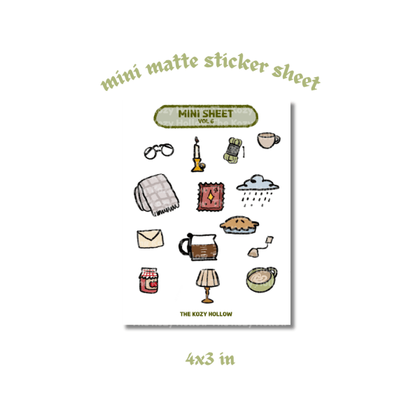 Volume 6 - Mini Sticker Sheet