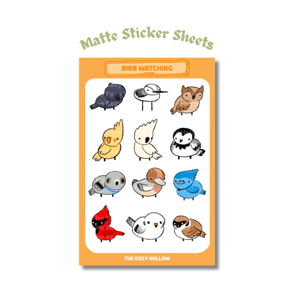 Birb Watching - Sticker Sheet