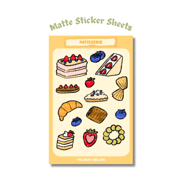 Patisserie - Sticker Sheet